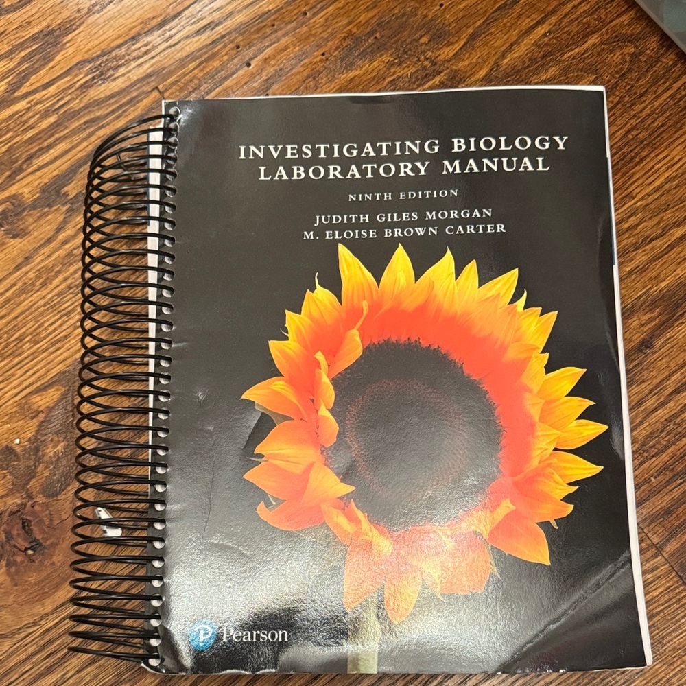 Investigating biology laboratory Used Textbook Spiral Pearson Biology Manual